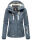 Marikoo Kleinezicke Damen Outdoor  Softshell Jacke Übergangsjacke B864 Dusty Blue Größe M - Gr. 38
