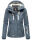 Marikoo Kleinezicke Damen Outdoor  Softshell Jacke Übergangsjacke B864 Dusty Blue Größe L - Gr. 40