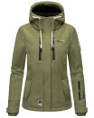 Marikoo Kleinezicke Damen Outdoor  Softshell Jacke Übergangsjacke B864 Olive Größe L - Gr. 40