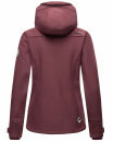 Marikoo Kleinezicke Damen Outdoor  Softshell Jacke Übergangsjacke B864 Weinrot Größe S - Gr. 36