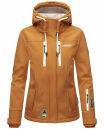 Marikoo Kleinezicke Damen Outdoor  Softshell Jacke Übergangsjacke B864 Karamel Größe XL - Gr. 42