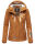 Marikoo Kleinezicke Damen Outdoor  Softshell Jacke Übergangsjacke B864 Karamel Größe XXL - Gr. 44