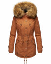 Marikoo La Viva Princess Damen Winterjacke mit Kapuze B813 Cinnamon Größe XS - Gr. 34