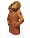 Marikoo La Viva Princess Damen Winterjacke mit Kapuze B813 Cinnamon Größe XS - Gr. 34