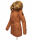 Marikoo La Viva Princess Damen Winterjacke mit Kapuze B813 Cinnamon Größe XS - Gr. 34