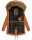 Marikoo La Viva Princess Damen Winterjacke mit Kapuze B813 Cinnamon Größe XS - Gr. 34