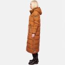 Navahoo Isalie Damen lange Winter Steppjacke Wintermantel B871 B872 Cinnamon Größe S - Gr. 36