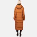Navahoo Isalie Damen lange Winter Steppjacke Wintermantel B871 B872 Cinnamon Größe S - Gr. 36