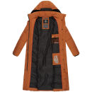 Navahoo Isalie Damen lange Winter Steppjacke Wintermantel B871 B872 Cinnamon Größe S - Gr. 36