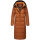 Navahoo Isalie Damen lange Winter Steppjacke Wintermantel B871 B872 Cinnamon Größe XL - Gr. 42