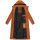 Navahoo Isalie Damen lange Winter Steppjacke Wintermantel B871 B872 Cinnamon Größe XL - Gr. 42