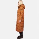 Navahoo Isalie Damen lange Winter Steppjacke Wintermantel B871 B872 Cinnamon Größe XXL - Gr. 44