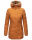 Marikoo warme Damen Winterjacke mit Kapuze Parka Kunstfell B817 Cinnamon Größe M - Gr. 38