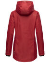 Navahoo Lindraa Damen Parka Regenjacke warm gefüttert Teddyfell Kapuze B847 Blood Red Größe L - Gr. 40