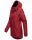 Navahoo Lindraa Damen Parka Regenjacke warm gefüttert Teddyfell Kapuze B847 Blood Red Größe L - Gr. 40