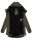 Navahoo Lindraa Damen Parka Regenjacke warm gefüttert Teddyfell Kapuze B847 Dunkel Olive Größe M - Gr. 38