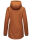 Navahoo Lindraa Damen Parka Regenjacke warm gefüttert Teddyfell Kapuze B847 Cinnamon Größe XL - Gr. 42