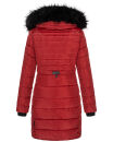 Navahoo Lotusblüte Princess Damen Winter Steppjacke mit Kapuze B897 Blood Red Größe S - Gr. 36