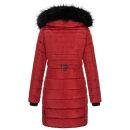 Navahoo Lotusblüte Princess Damen Winter Steppjacke mit Kapuze B897 Blood Red Größe S - Gr. 36