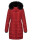 Navahoo Lotusblüte Princess Damen Winter Steppjacke mit Kapuze B897 Blood Red Größe S - Gr. 36