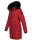 Navahoo Lotusblüte Princess Damen Winter Steppjacke mit Kapuze B897 Blood Red Größe S - Gr. 36
