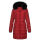 Navahoo Lotusblüte Princess Damen Winter Steppjacke mit Kapuze B897 Blood Red Größe S - Gr. 36
