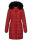 Navahoo Lotusblüte Princess Damen Winter Steppjacke mit Kapuze B897 Blood Red Größe M - Gr. 38