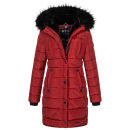 Navahoo Lotusblüte Princess Damen Winter Steppjacke mit Kapuze B897 Blood Red Größe XL - Gr. 42