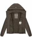 Marikoo Löwenbaby leichte Damen Steppjacke B839 Anthrazit Größe XS - Gr. 34