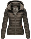 Marikoo Löwenbaby leichte Damen Steppjacke B839 Anthrazit Größe S - Gr. 36