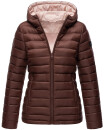 Marikoo Lucy Damen Steppjacke Übergangsjacke B651 Schoko Größe XS - Gr. 34