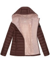 Marikoo Lucy Damen Steppjacke Übergangsjacke B651 Schoko Größe XS - Gr. 34