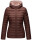 Marikoo Lucy Damen Steppjacke Übergangsjacke B651 Schoko Größe XS - Gr. 34