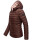 Marikoo Lucy Damen Steppjacke Übergangsjacke B651 Schoko Größe XS - Gr. 34