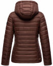 Marikoo Lucy Damen Steppjacke Übergangsjacke B651 Schoko Größe L - Gr. 40