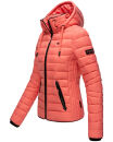 Navahoo Lulana Damen Steppjacke Übergangsjacke B650 Rose Coral Größe S - Gr. 36