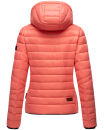 Navahoo Lulana Damen Steppjacke Übergangsjacke B650 Rose Coral Größe S - Gr. 36