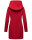 Marikoo Maikoo Damen Mantel mit Kapuze Trenchcoat Jacke B819 Blood Red Größe S - Gr. 36