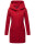 Marikoo Maikoo Damen Mantel mit Kapuze Trenchcoat Jacke B819 Blood Red Größe M - Gr. 38
