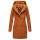 Marikoo Maikoo Damen Mantel mit Kapuze Trenchcoat Jacke B819 Cinnamon Größe XL - Gr. 42