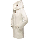 Marikoo Mayleen Damen Softshell Jacke mit Kapuze B856 Offwhite Größe XS - Gr. 34