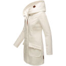 Marikoo Mayleen Damen Softshell Jacke mit Kapuze B856 Offwhite Größe M - Gr. 38