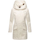 Marikoo Mayleen Damen Softshell Jacke mit Kapuze B856 Offwhite Größe L - Gr. 40