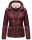Navahoo Megan Damen Winter Stepp Jacke mit Tedyfell B672 Weinrot Größe L - Gr. 40