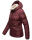 Navahoo Megan Damen Winter Stepp Jacke mit Tedyfell B672 Weinrot Größe L - Gr. 40