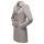 Marikoo Nanakoo Damen Mantel Trenchcoat Wintermantel Übergangs Jacke B820 Zink Grau Größe XL - Gr. 42