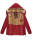 Marikoo Nekoo warm gefütterte Damen Winter Jacke mit Kunstfell B658 Blood Red Größe L - Gr. 40