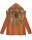 Marikoo Nekoo warm gefütterte Damen Winter Jacke mit Kunstfell B658 Cinnamon Größe XL - Gr. 42