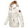 Marikoo Nekoo warm gefütterte Damen Winter Jacke mit Kunstfell B658 Weiss Größe S - Gr. 36