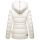 Marikoo Nekoo warm gefütterte Damen Winter Jacke mit Kunstfell B658 Weiss Größe S - Gr. 36